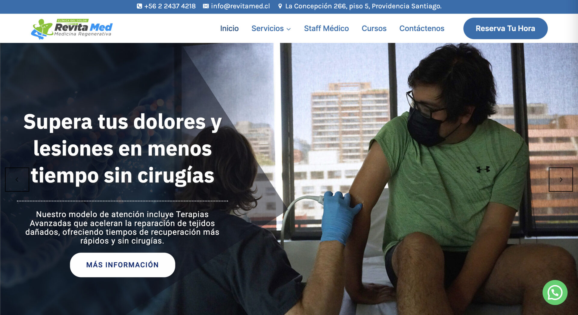 Agencia de marketing digital chile - Clinica Revitamed
