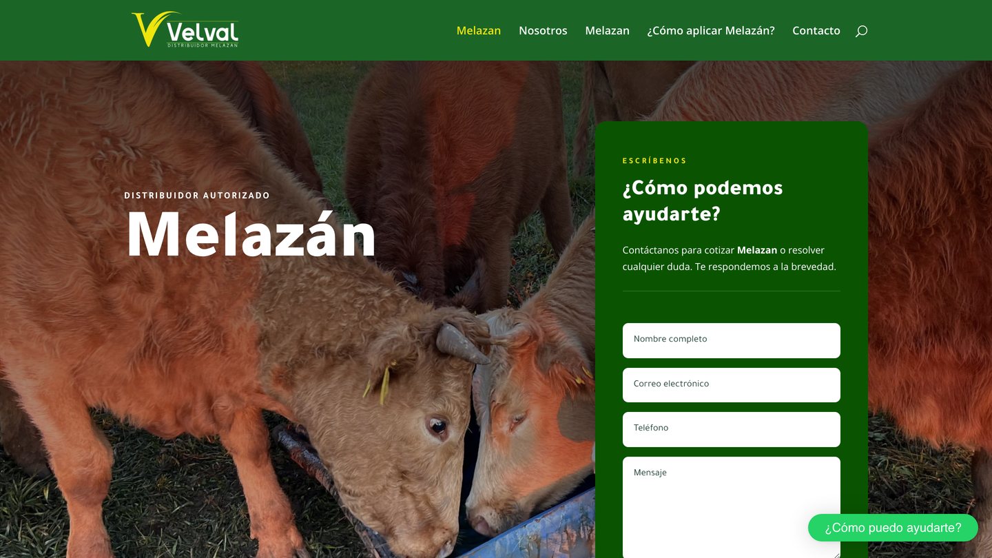 Agencia de Marketing Digital Chile - Comercial Velval, melaza para ganado
